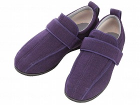 徳武産業 あゆみシューズ 介護靴 外出用 ケアフルIII 7E 紫 両足Sサイズ 7030の通販は 8,411円