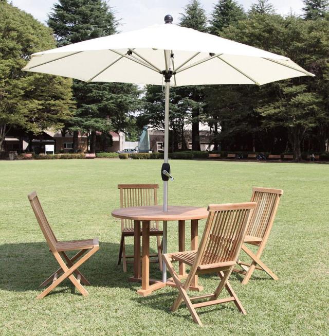 ジャービス商事　アルミ　ガーデンアンブレラ　かさ部直径2.7m　クリーム　リブ部（8本）　13072　アンブレラのみ　ガーデンパラソルの通販は