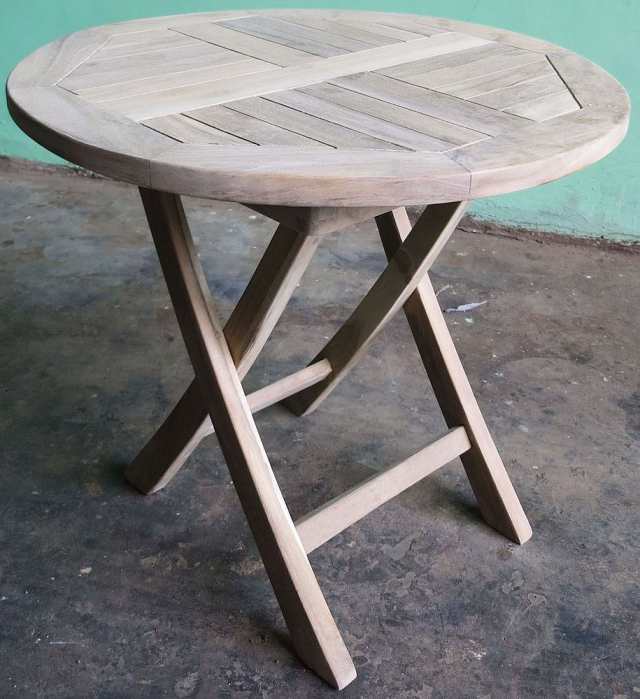 ジャービス商事 折り畳みテーブル 『ガーデンテーブル』 無塗装