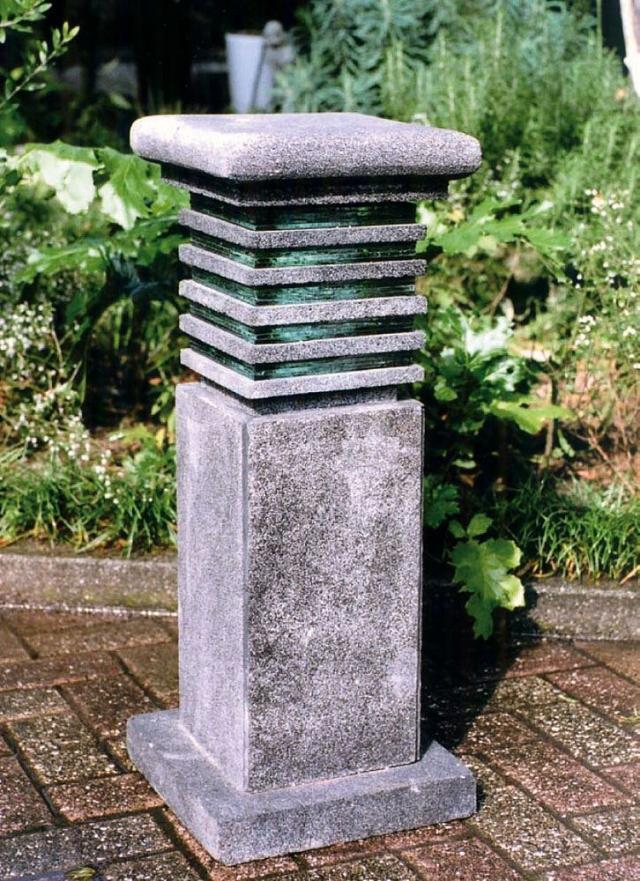 ジャービス商事　スタンドタイプ　ガーデンライト　ストーンランプ　S-1　29904の通販は