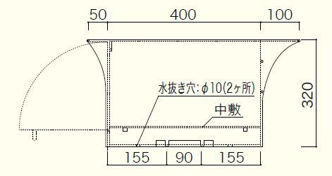 ジャービス商事 円筒ポスト本体（スタンドなし） 36451 郵便ポストの