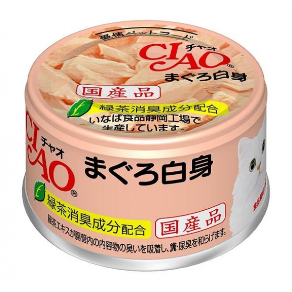 （まとめ買い）いなば チャオ まぐろ白身 85g 猫用缶詰 キャットフード 〔×24〕 【北海道・沖縄・離島配送不可】の通販は