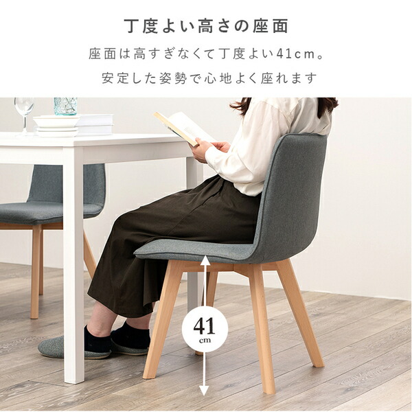 2脚セット〕ダイニングチェア ブルー 組立品 【北海道・沖縄