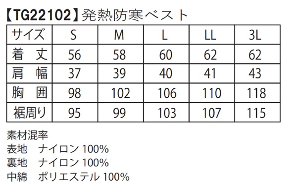空調服 2021年 THERMALGEAR TG22102 発熱防寒ベスト LIPRO2バッテリーセット(サイズ:M / カラー:ブラック)の通販は 空調服 2021年 THERMALGEAR TG22102 発熱防寒ベスト LIPRO2バッテリーセット(サイズ:M / カラー:ブラック)の通販は