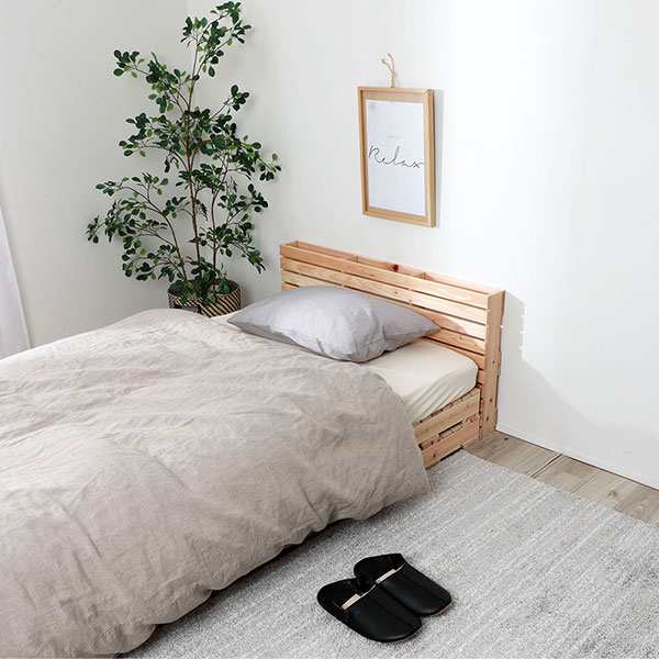 日本製 ひのき パレット 〔通常すのこ・ハーフ1枚〕 すのこベッド