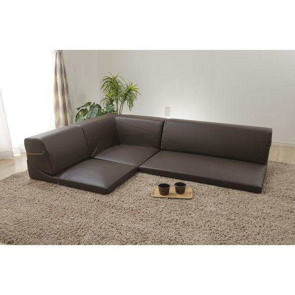 コーナーソファー 3点セット 〔1人掛け＋2人掛け＋コーナー