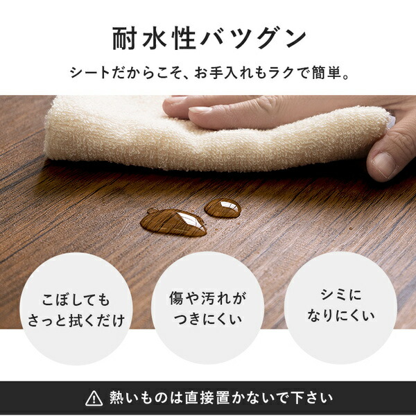 ダイニングテーブル/食卓机 〔丸型 マーブルブラック〕 約直径60×高さ70cm 石目調 カフェテーブル 組立品 〔リビング〕 【北海道・沖縄・離島配送不可】_7