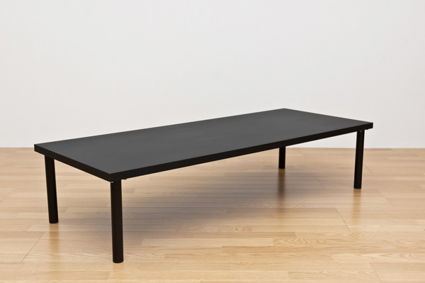 フリーローテーブル　120×60 ブラック フリーローテーブル 120cm×60cm デスク 黒 白 センターテーブル