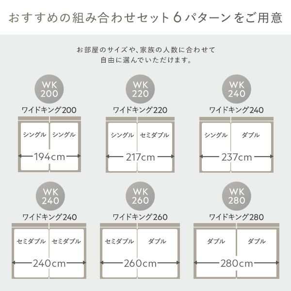 ベッド ワイドキング 200(S+S) スレートグレー ポケットコイル ベッド ワイドキング 200(S+S) スレートグレー ポケットコイル