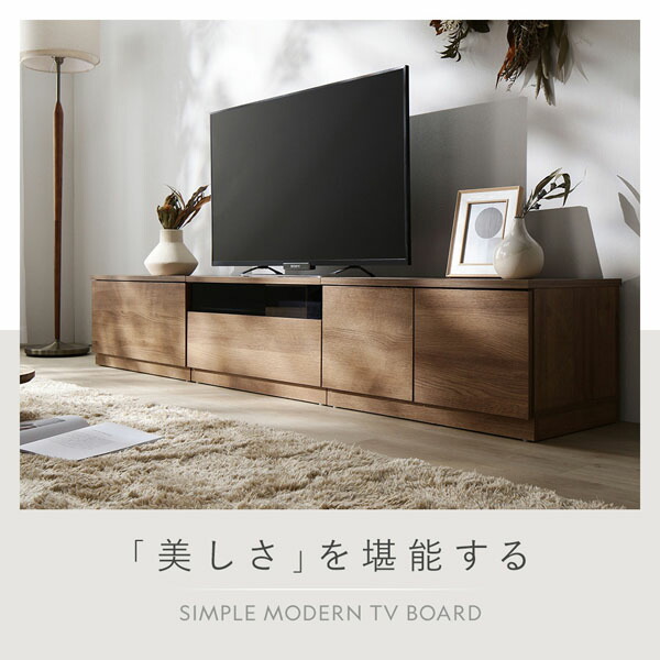 テレビボード 引出しタイプ 約幅150cm ガラス引出し収納75cm＋引出し収納75cm ストーングレー ワイド 組立品 【北海道・沖縄・離島配送不可】_1