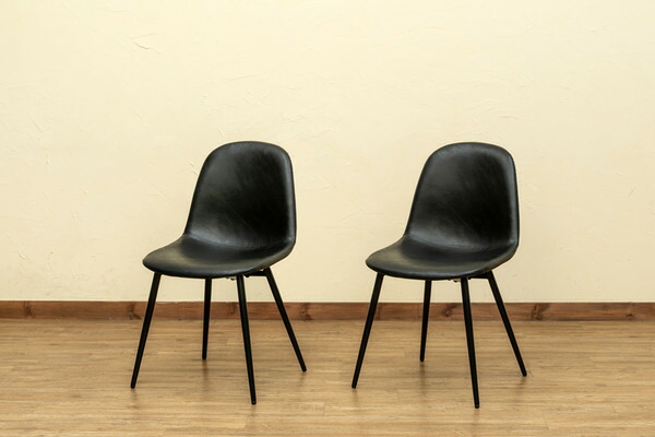 ダイニングチェア 2脚セット グレー（GR）〔組立品〕 【北海道・沖縄  