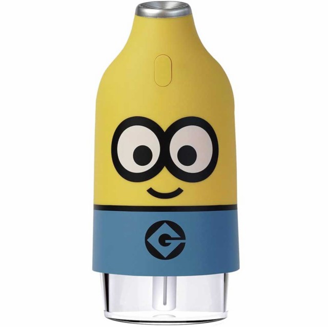 【在庫処分特価】アイル MINION ミニオン ボブ 卓上加湿器 超音波式 ミスト USB給電 LEDムードライト イエロー  XL01-HM01-01｜au PAY マーケット