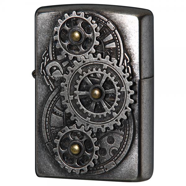 ZIPPO(ジッポー) ZG-CB ギアメタル クロームバレル オイルライター 【北海道・沖縄・離島配送不可】
