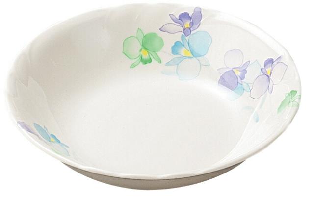 （まとめ買い）エンテック メラミン食器 すみれ ベリー皿 VO-204 〔×3〕 【北海道・沖縄・離島配送不可】