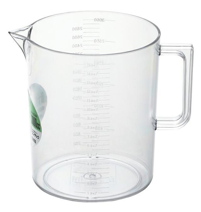 （まとめ買い）エンテック ポリカ計量カップ 3L 袋入 624A 〔×3〕の通販は 8,422円