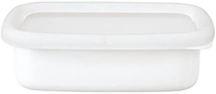 （まとめ買い）富士ホーロー 富士ホーロー 保存容器 コンテ 浅型角容器 S KE-S.LW 〔×3〕 【北海道・沖縄・離島配送不可】の通販は 5,405円