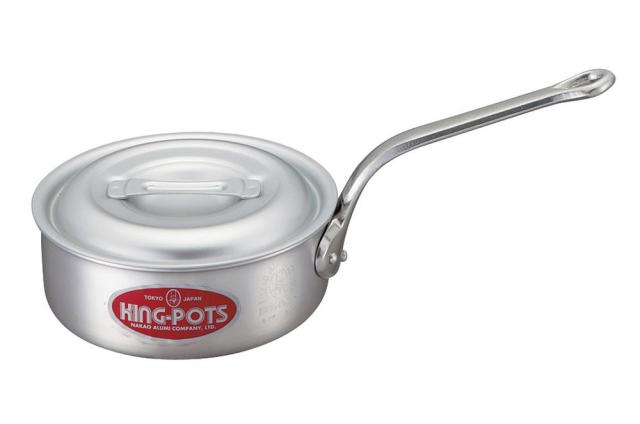 中尾アルミ製作所 キング 浅型片手鍋 24cm(3.6L)の通販は 8,102円