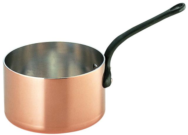 和田助製作所 銅極厚鍋 浅型 片手鍋 真鍮柄 15cm 【北海道・沖縄・