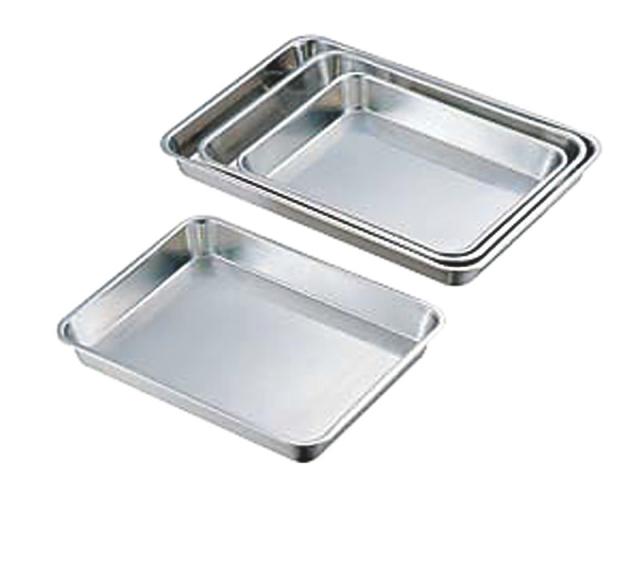 （まとめ買い）大屋金属 CLO 18-8浅型角バット 4枚取 〔×3〕 【北海道・沖縄・離島配送不可】