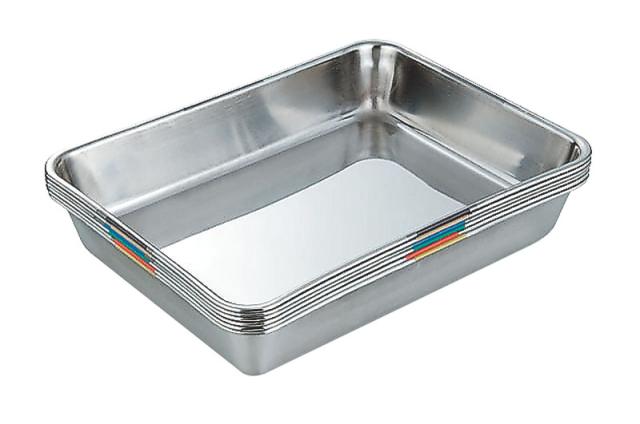 （まとめ買い）カンダ 18-8 カラー角バット 18枚取 緑 〔×3〕 【北海道・沖縄・離島配送不可】