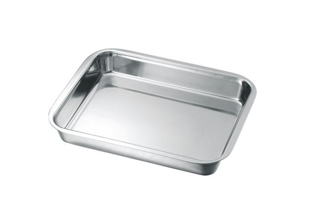 （まとめ買い）本間製作所 仔犬印 18-8角バット フラットエッジタイプ 10枚取 〔×3〕 【北海道・沖縄・離島配送不可】の通販は 8,884円