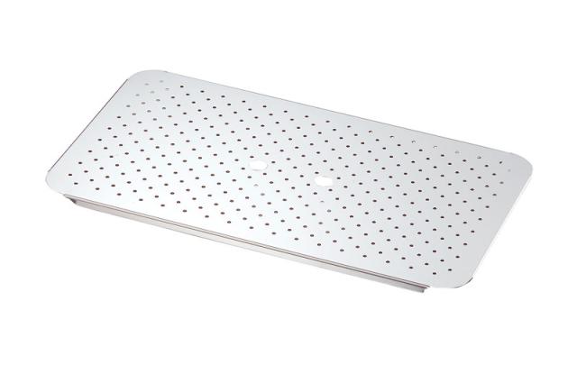 （まとめ買い）本間製作所 仔犬印 18-8 ホテルパン用オプション 目皿 1/2 〔×3〕 【北海道・沖縄・離島配送不可】