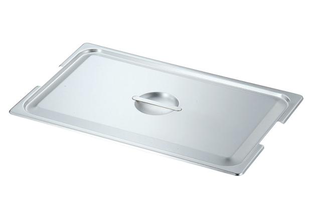 （まとめ買い）本間製作所 仔犬印 18-8 ホテルパンIIフック付専用蓋 CFタイプ L1/2 〔×3〕 【北海道・沖縄・離島配送不可】