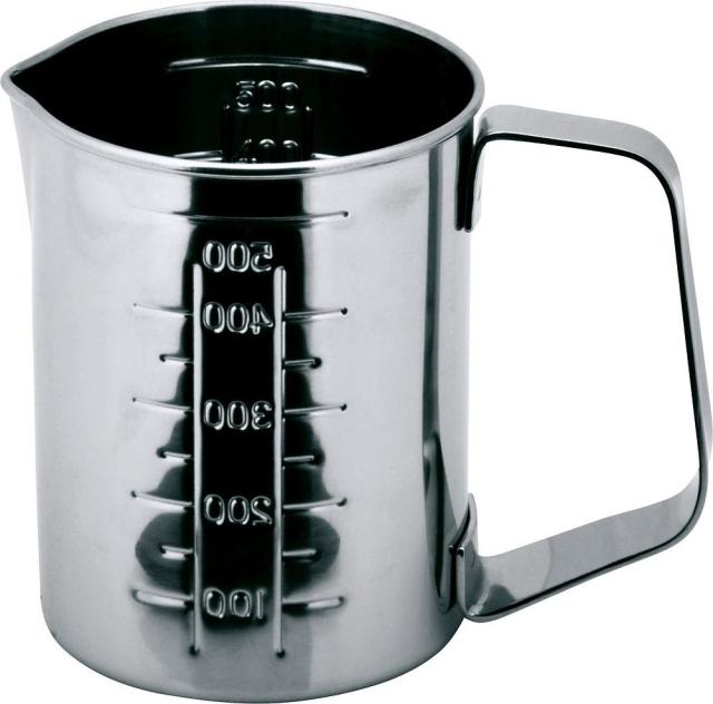 （まとめ買い）一菱金属 口付水マス 計量カップ 取手付 500cc 〔×3〕の通販は 5,371円