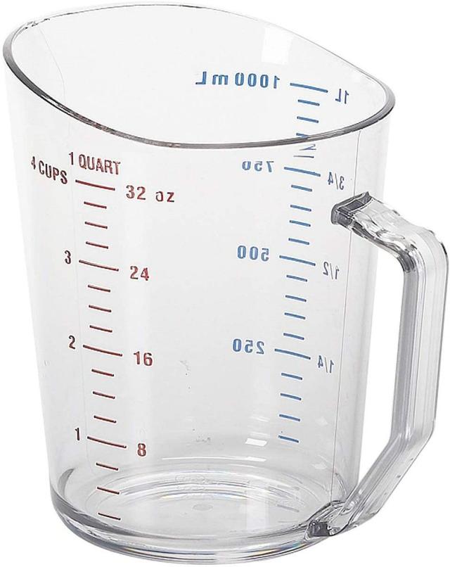 （まとめ買い）CAMBRO(キャンブロ) 計量カップ 100MCCW 1.0L 〔×3〕 【北海道・沖縄・離島配送不可】