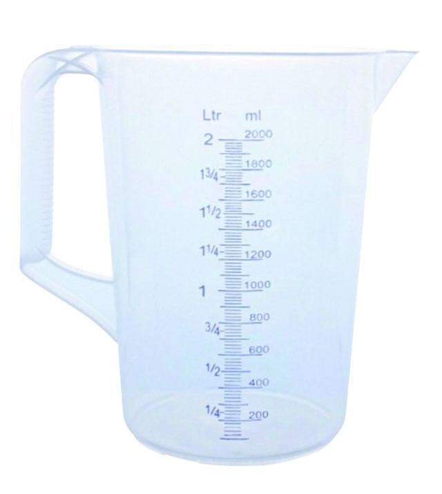 （まとめ買い）シュナイダー SCHNEIDER. PP水マス 計量カップ ハンドル付 2.0L 200013 〔×3〕の通販は 7,782円