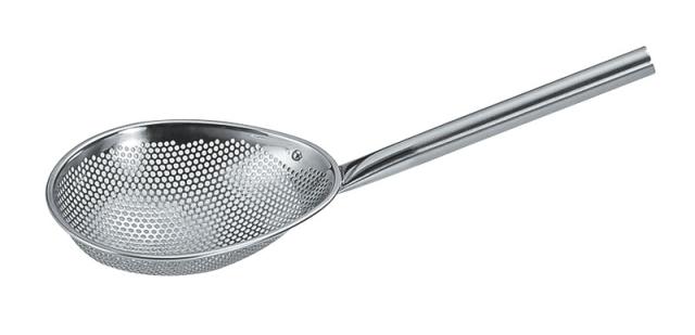 三宝産業 パンチングパイプ柄スクイ玉揚げ 小判型 小 【北海道・沖縄・離島配送不可】