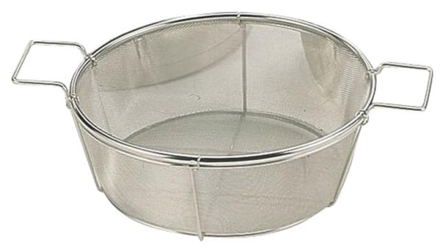 18-8フライヤー油缶用篭(20メッシュ)20L用 【北海道・沖縄・離島配送不可】