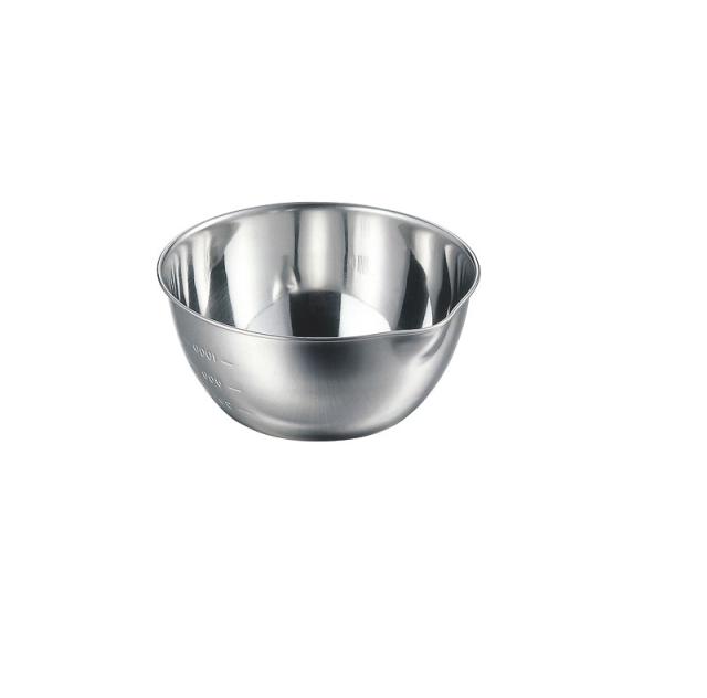 （まとめ買い）竹井器物製作所 目盛付片口ボール 18cm 〔×3〕の通販は