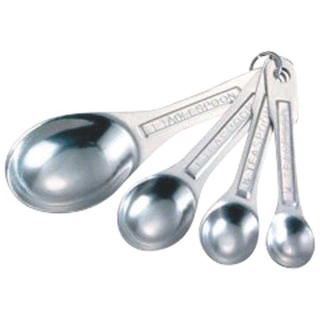 （まとめ買い）久保寺軽金属工業所 FK アルミ計量スプーン 4本組 〔×3〕の通販は 4,803円