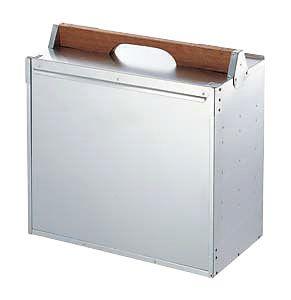 カンダ アルミ出前箱 横型 2段 【北海道・沖縄・離島配送不可】