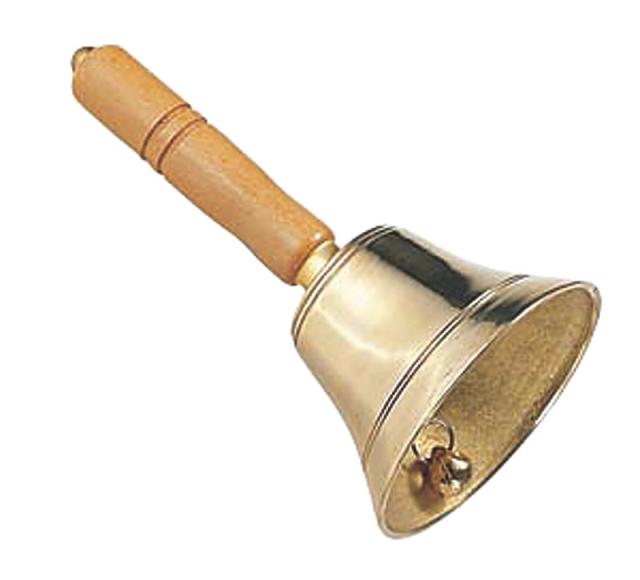 カンダ 真鍮 手振り鈴 10cm 【北海道・沖縄・離島配送不可】