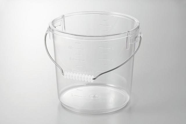 エンテック ポリカバケツ 12.7L 本体(蓋別売) PO-15A(透明)の通販は 4,668円