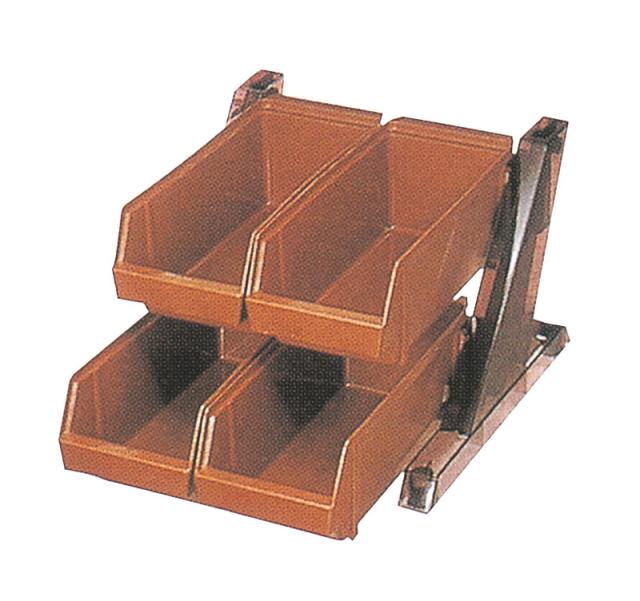 本間冬治工業 BKオーガナイザー 2段2列 ブラウンの通販は 8,336円