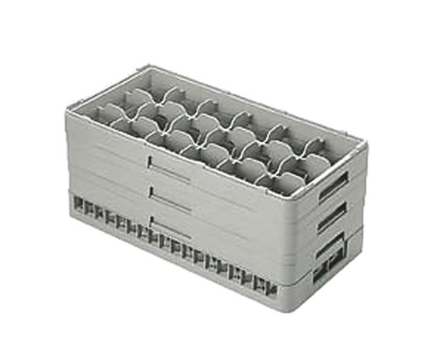 本間冬治工業 弁慶ラック ハーフサイズ ステムウェアーラック 18仕切り HS-18-175