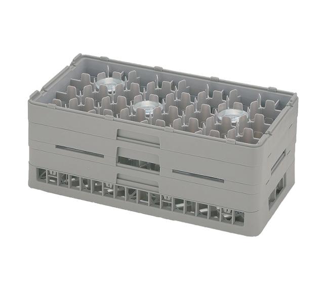 本間冬治産業 弁慶仕合わせ 二分の一大きさ ステムウェアーラック 24中仕切り HS-24-165 【北海道・沖縄・離島送りとどける不可】