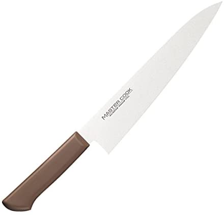 片岡製作所 マスターコック 抗菌カラー包丁 MCGK-270 牛刀包丁 27cm ブラウン 【北海道・沖縄・離島配送不可】