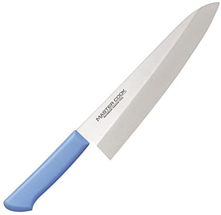 片岡製作所 マスターコック 抗菌カラー包丁 MCDK-240 洋出刃包丁 24cm ブルー 【北海道・沖縄・離島配送不可】