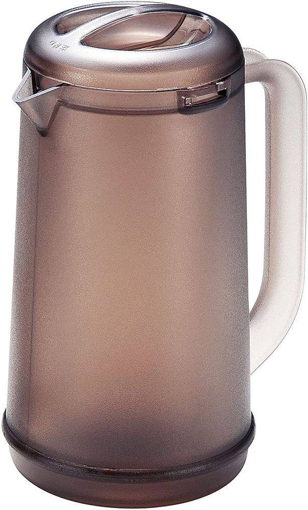 （まとめ買い）本間冬治工業 ポリカーボ ノンウェットピッチャー 1.2L スモーク 〔×3〕 【北海道・沖縄・離島配送不可】