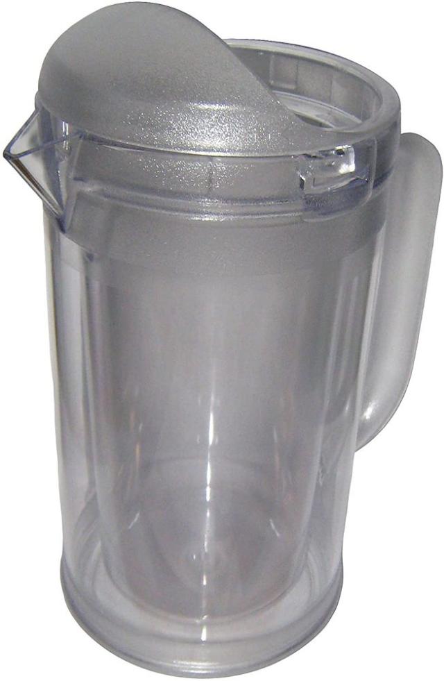 （まとめ買い）本間冬治工業 ポリカーボ ノンウェットピッチャーBタイプ 1.7L クリアー 〔×3〕 【北海道・沖縄・離島配送不可】