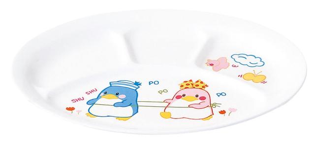 （まとめ買い）エンテック お子様食器 ベンアンドベティー 小判ランチ皿大 BB-11 〔×3〕の通販は