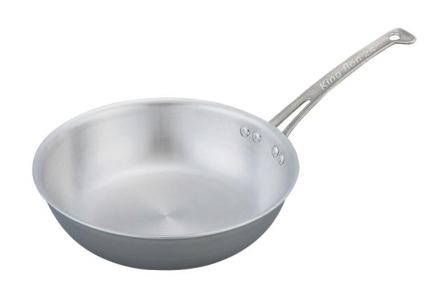 中尾アルミ製作所 キングフロン ノーメイクフライパン(深型) 18cmの通販は