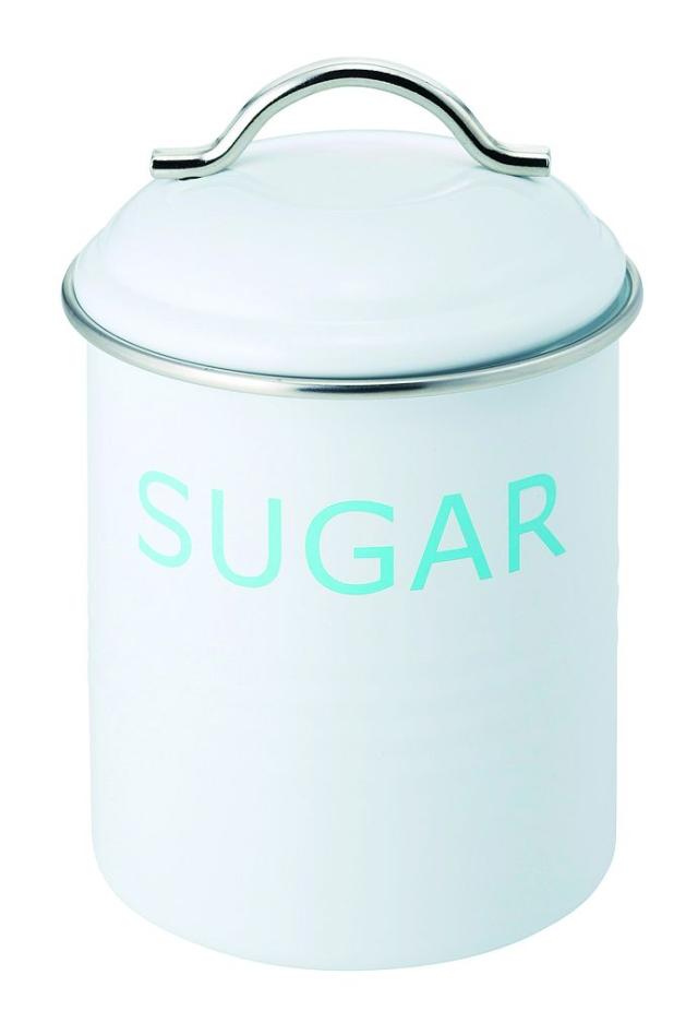 （まとめ買い）佐藤金属興業 保存容器 バーネットキャニスター 白 SUGAR 〔×3〕 【北海道・沖縄・離島配送不可】の通販は 5,305円