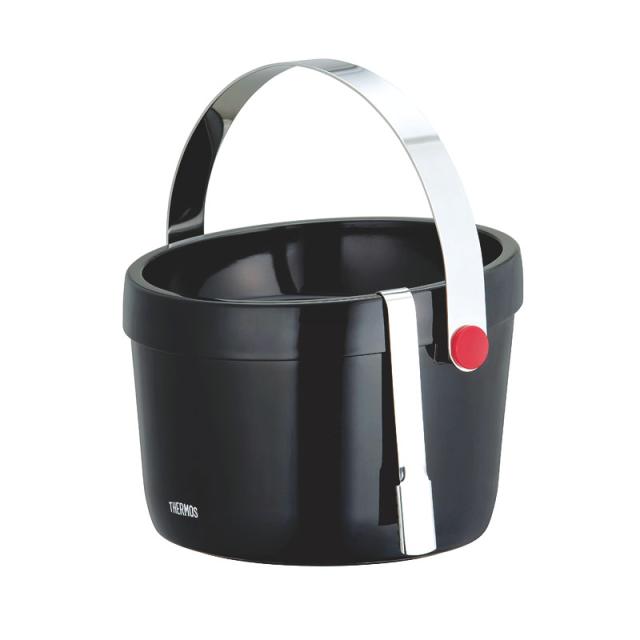 サーモス 二重アイスペールTPF-3000 ブラック 3L 【北海道・沖縄・離島配送不可】