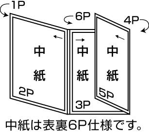 （まとめ買い）シンビ ABW-8 クリアアメリカン メニューブック A4・三つ折6ページ 黒 〔×3〕 【北海道・沖縄・離島配送不可】_1