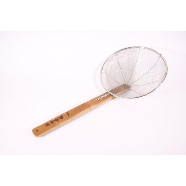 （まとめ買い）カンダ 神田鉄鍋 炭化竹柄 そば揚げ 30cm 〔×3〕 【北海道・沖縄・離島配送不可】